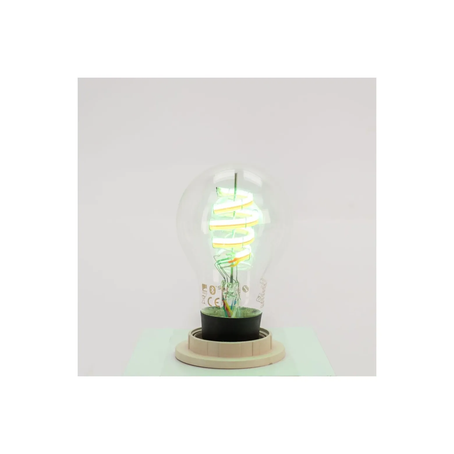 Eglo Connect.Z Smart LED Päron E27 Filament Klar 4.9W 320lm - 830 Varm Vit + RGB | Dimbar - Ersättare 25W