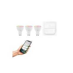 Eglo Connect.Z Smart LED Spot GU10 PAR16 14.7W 345lm 45D - 827-865 Justerbar Vit + RGB | Dimbar - Ersättare 50W