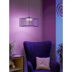 Eglo Connect.Z Smart Pendellampa Ginestrone-Z Stål Svart 22W 2450lm - 827-865 Justerbar Vit | 450mm - Dimbar