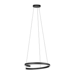 Eglo Connect.Z Smart Pendellampa Andabaia-Z Aluminium Svart 42W 5300lm - 830-865 Justerbar Vit | 600mm - Dimbar