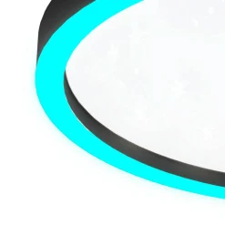 Eglo Connect.Z Smart Taklampa Aluminium Svart 34W 4100lm - 827-865 Justerbar Vit + RGB | 570mm - Dimbar