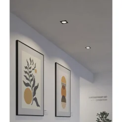 Eglo Connect.Z Smart Taklampa Carosso Aluminium Svart 4W 440lm - 827-865 Justerbar Vit | Dimbar