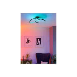 Eglo Connect.Z Smart Taklampa Calarossa-Z Stål Svart 22W 2500lm - 827-865 Justerbar Vit + RGB | Dimbar