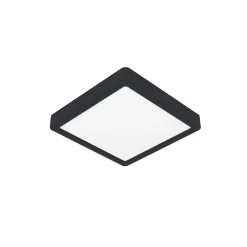 Eglo Connect.Z Smart Taklampa Badrumsbelysning Fueva 6-Z Plast Svart 10.5W 1600lm - 827-865 Justerbar Vit + RGB | Dimbar