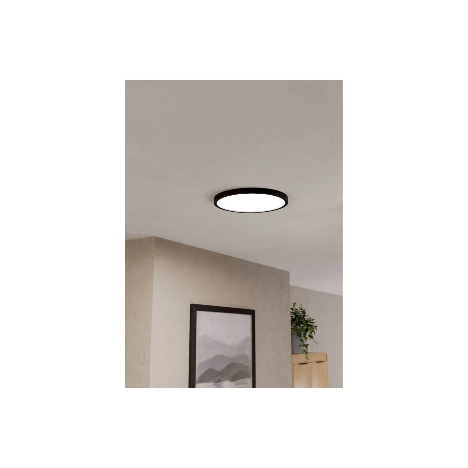 Eglo Connect.Z Smart Taklampa Badrumsbelysning Fueva 6-Z Plast Svart 17.5W 2850lm - 827-865 Justerbar Vit + RGB | Dimbar