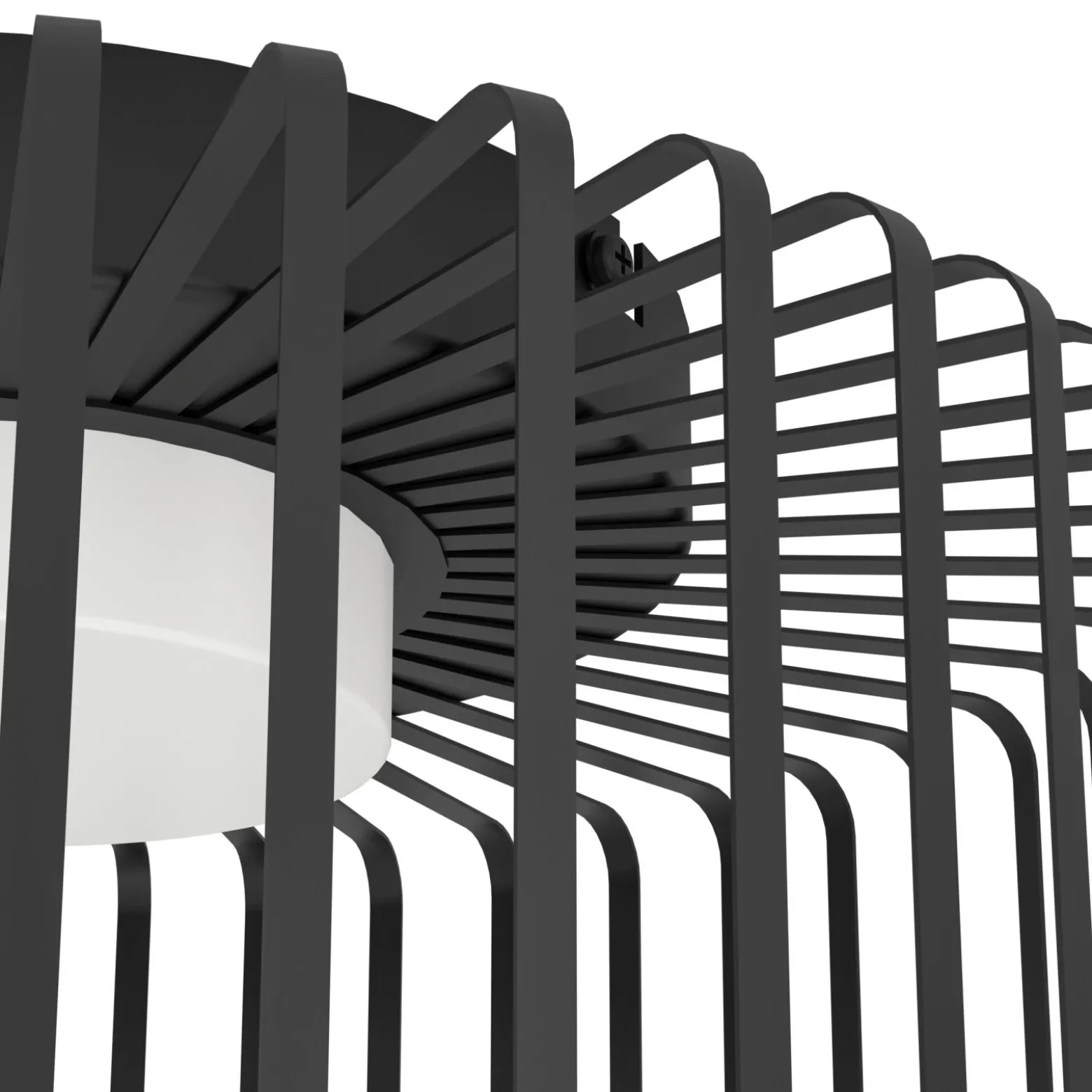 Eglo Connect.Z Smart Taklampa Ginestrone-Z Stål Svart 22W 2450lm - 827-865 Justerbar Vit | 450mm - Dimbar
