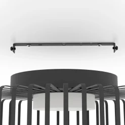 Eglo Connect.Z Smart Taklampa Ginestrone-Z Stål Svart 22W 2450lm - 827-865 Justerbar Vit | 450mm - Dimbar
