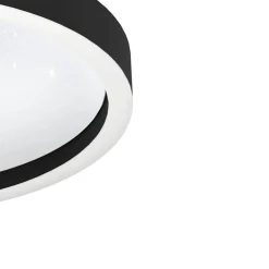 Eglo Connect.Z Smart Taklampa Aluminium Svart 17W 2150lm - 827-865 Justerbar Vit + RGB | 420mm - Dimbar