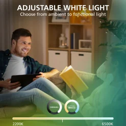 Eglo Connect.Z Smart Taklampa Aluminium Vit 34W 4100lm - 827-865 Justerbar Vit + RGB | 570mm - Dimbar