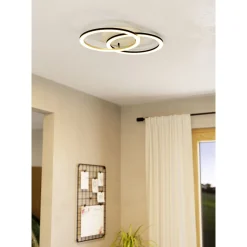 Eglo Connect.Z Smart Taklampa Lomaltas-Z Stål Svart 16W 2200lm - 827-865 Justerbar Vit | Dimbar