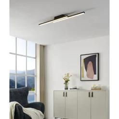 Eglo Connect.Z Smart Taklampa Fraioli-Z Aluminium Svart 17W 2100lm - 827-865 Justerbar Vit | Dimbar