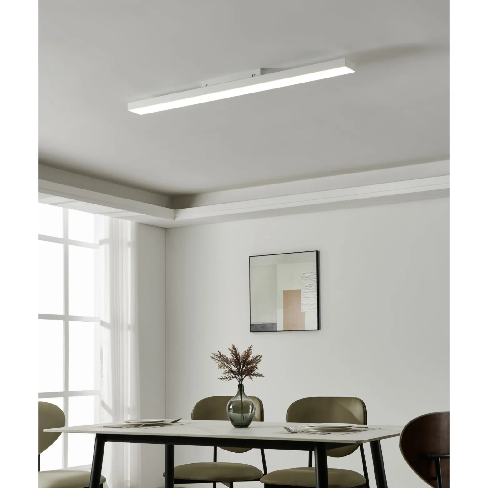 Eglo Connect.Z Smart Taklampa Turcona- Stål Vit 34W 3910lm - 827-865 Justerbar Vit | Dimbar