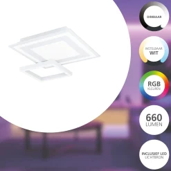Eglo Connect.Z Smart Taklampa Savatarila-Z Stål Vit 2W 330lm - 827-865 Justerbar Vit | Dimbar