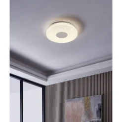 Eglo Connect.Z Smart Taklampa Lanciano-Z Stål Vit 11W 1240lm - 827-865 Justerbar Vit | 560mm - Dimbar