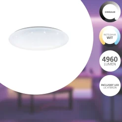 Eglo Connect.Z Smart Taklampa Totari- Stål Vit 11W 1240lm - 827-865 Justerbar Vit | 530mm - Dimbar