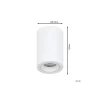 Eglo Connect.Z Smart Tak Spot Carosso-Z Aluminium Vit 4.9W 345lm - 827-865 Justerbar Vit + RGB | Dimbar - Passande för GU10
