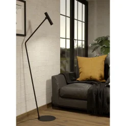 Eglo Golvlampa Almudaina Stål Svart 5W 480lm - 830 Varm Vit