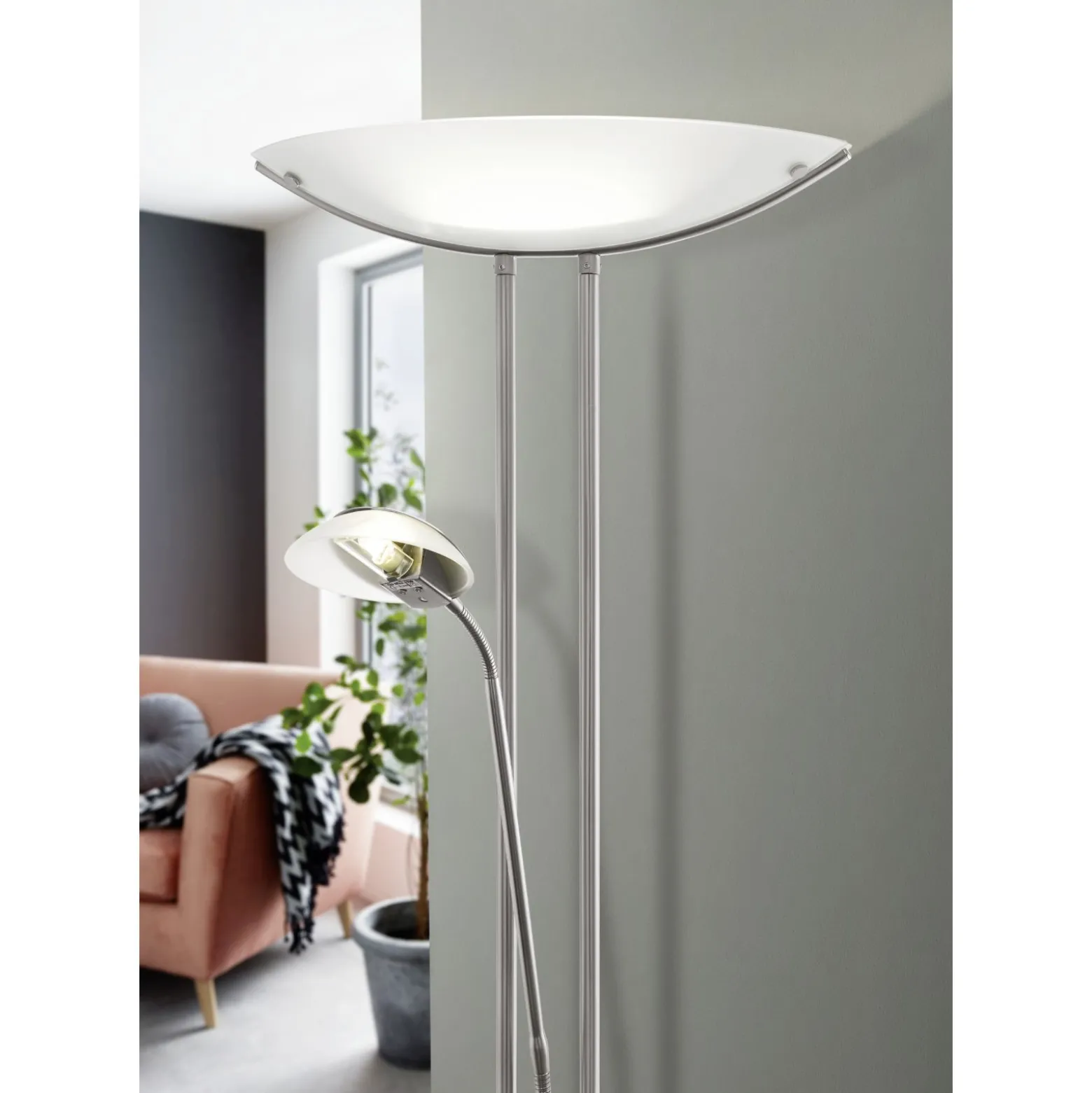 Eglo Golvlampa Baya | Passande För 1x R7s och 1x G9