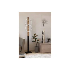 Eglo Golvlampa Boyal Stål Svart, Rostig 24W 3400lm - 830 Varm Vit