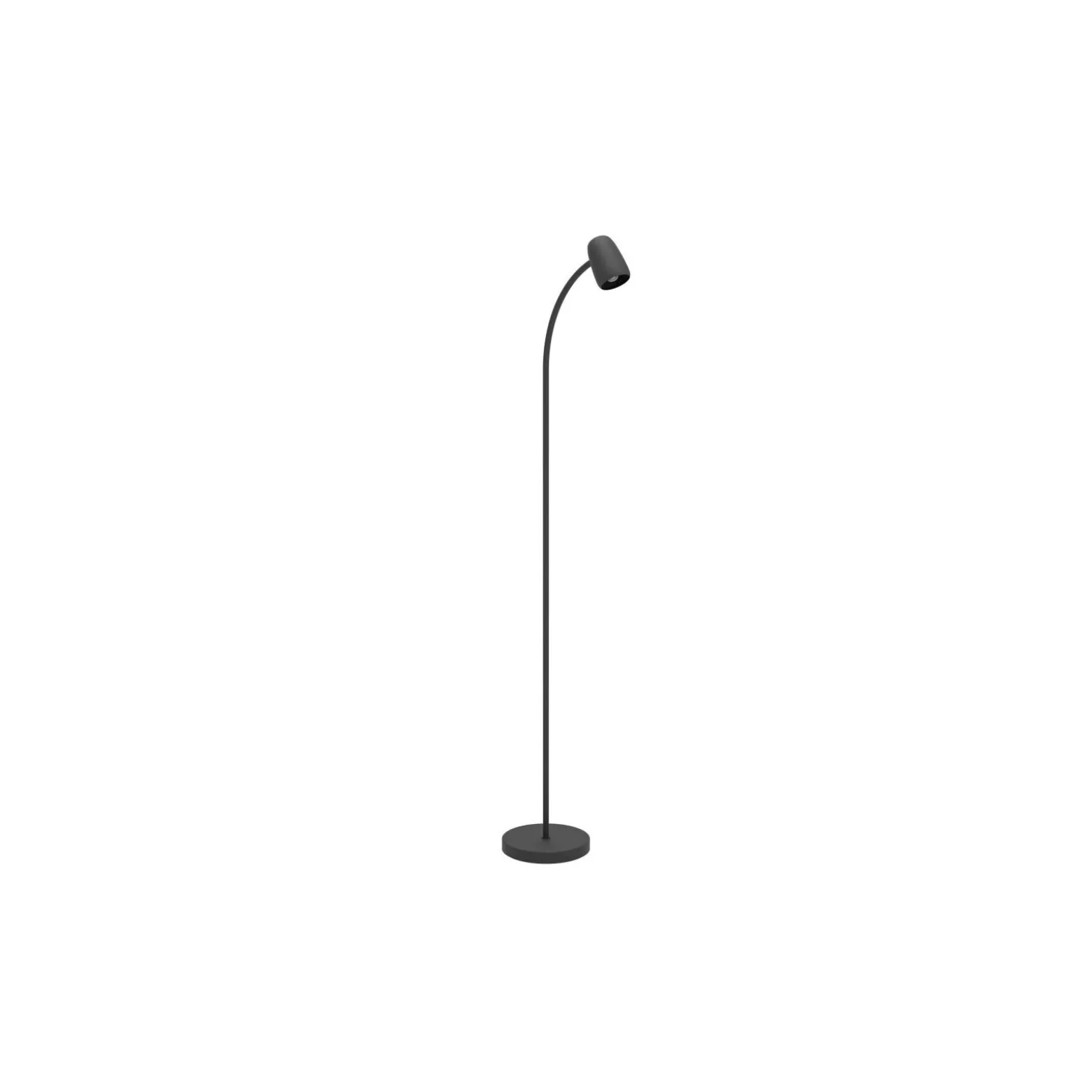 Eglo Golvlampa Carlo Stål Svart | Passande för E14