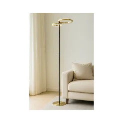 Eglo Golvlampa Castelpoto 1 Stål Mässing 28W 1850lm - 827-840-865 CCT | Dimbar