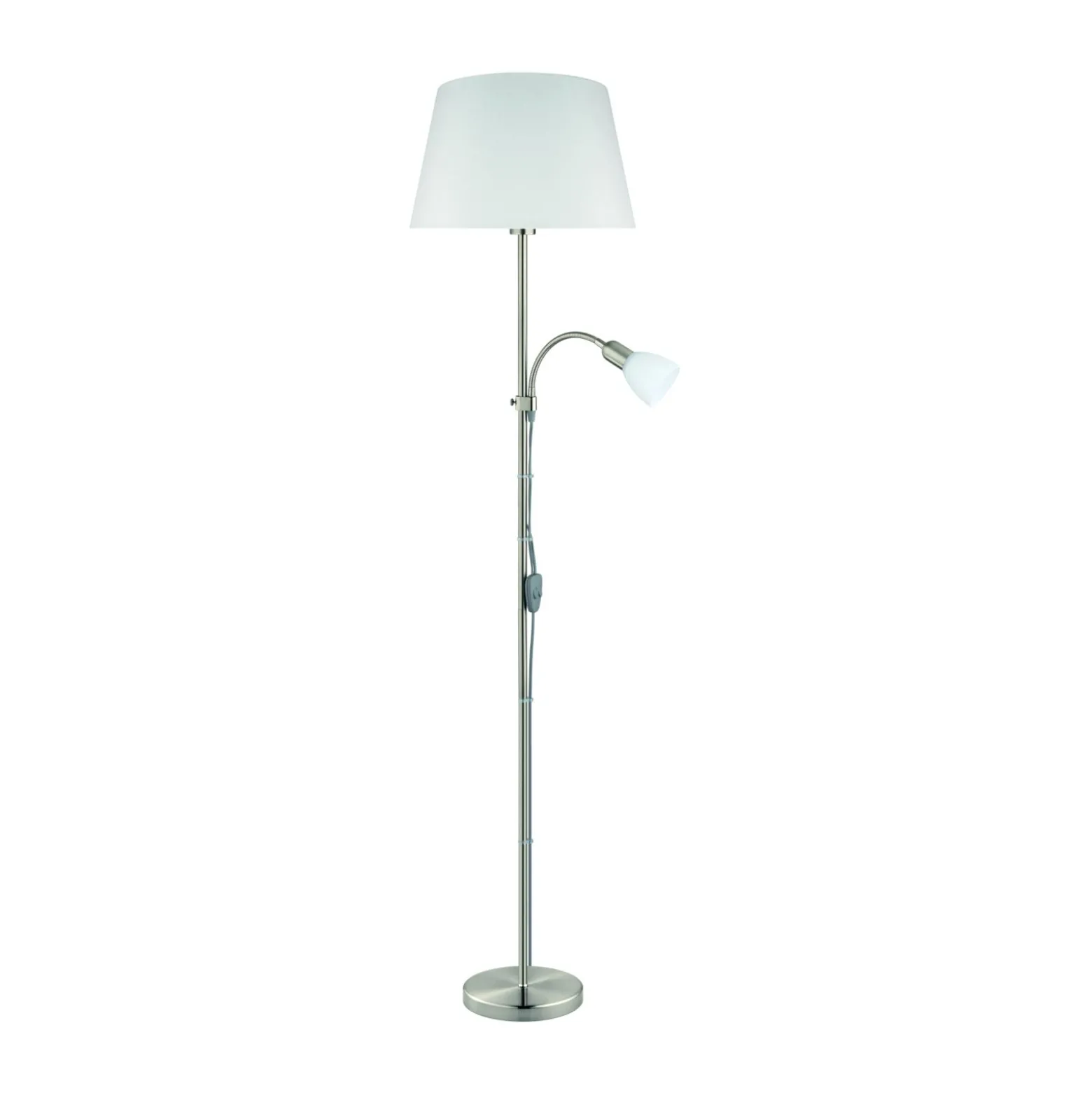 Eglo Golvlampa Conesa Stål | Passande För 1x E27