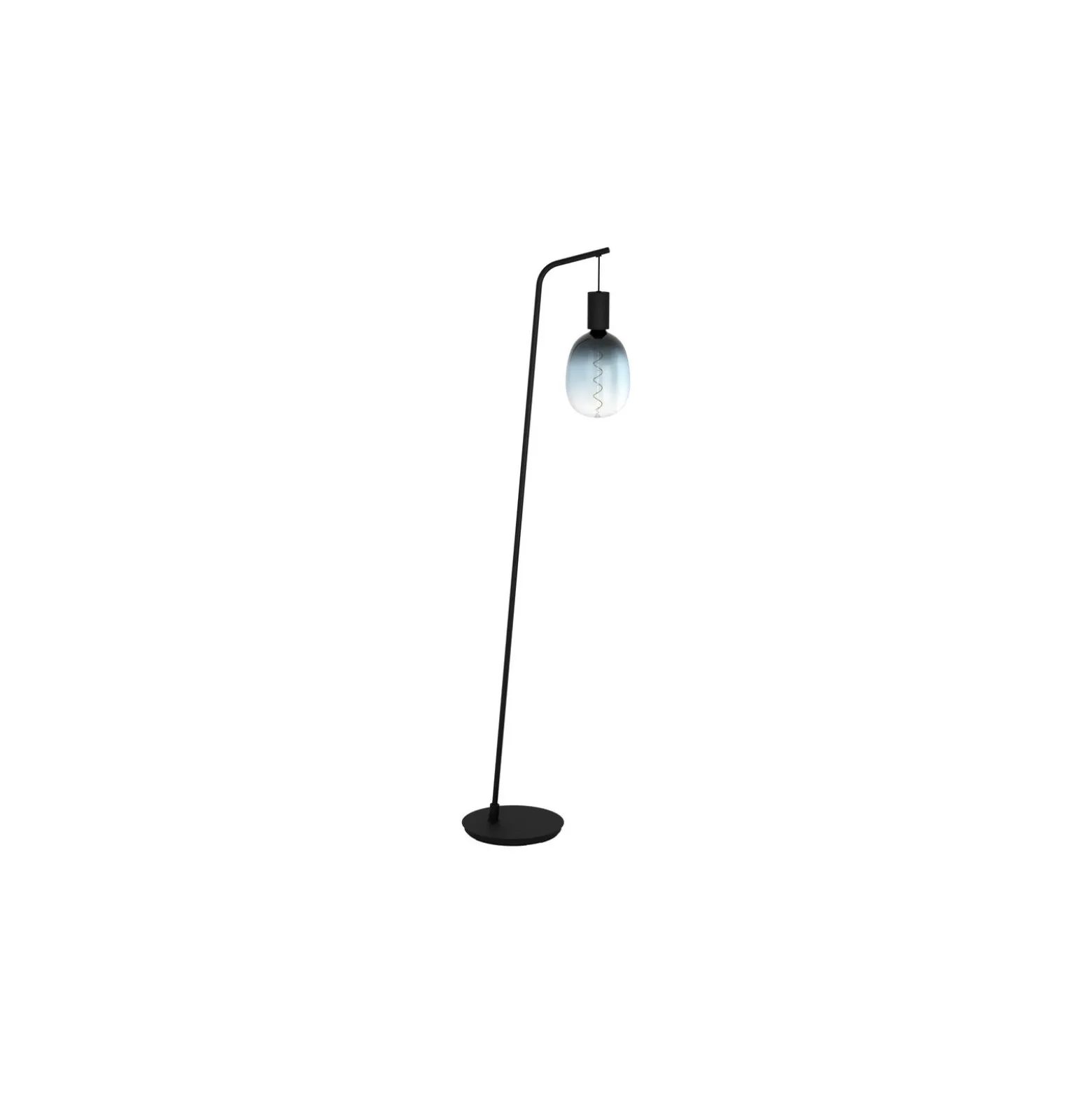 Eglo Golvlampa Cranley Stål Svart | IP20 - Passande för 1x E27
