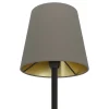 Eglo Golvlampa Fiorana Stål Svart Guld | Passande För 1x E14