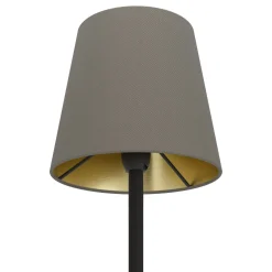 Eglo Golvlampa Fiorana Stål Svart Guld | Passande För 1x E14