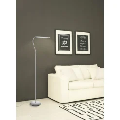 Eglo Golvlampa Laroa Plast Vit 42W 600lm - 840 Kallvit | Dimbar