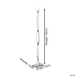 Eglo Golvlampa Lasana 2 Stål Aluminium Krom 36W 4700lm - 830 Varm Vit
