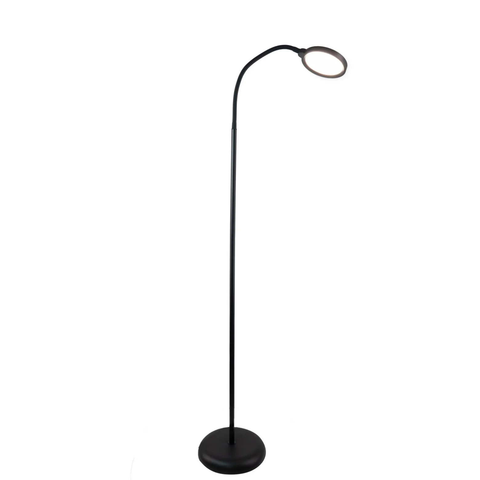 Eglo Golvlampa Lauro Plast Svart 55W 600lm - 827-865 Justerbar Vit | Dimbar