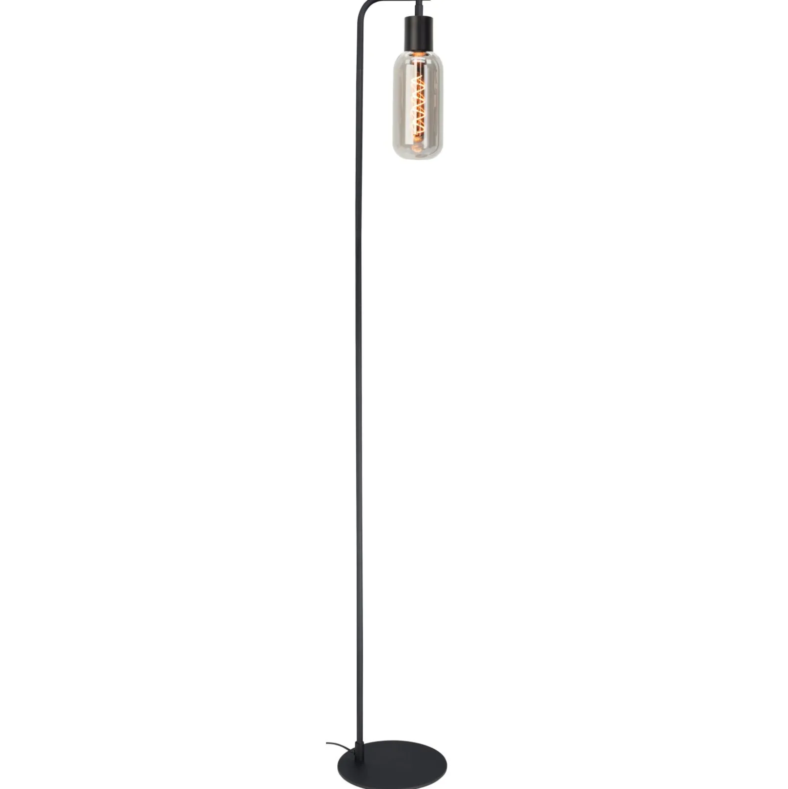 Eglo Golvlampa Maione Stål Svart | Passande För 1x E27