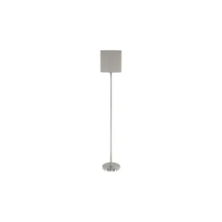Eglo Golvlampa Pasteri Stål Satin Nickel Taupe | IP20 - Passande för 1x E27