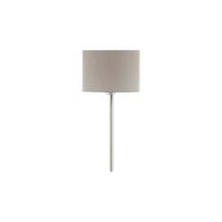 Eglo Golvlampa Pasteri Stål Satin Nickel Taupe | IP20 - Passande för 1x E27