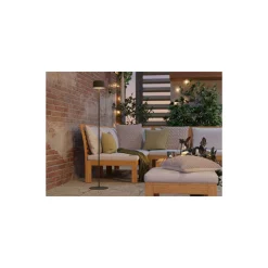 Eglo Golvlampa Roccanova-L Solar Stål Grön 2W 270lm - 830 Varm Vit | IP44 - Touchdimmerbar - USB-C
