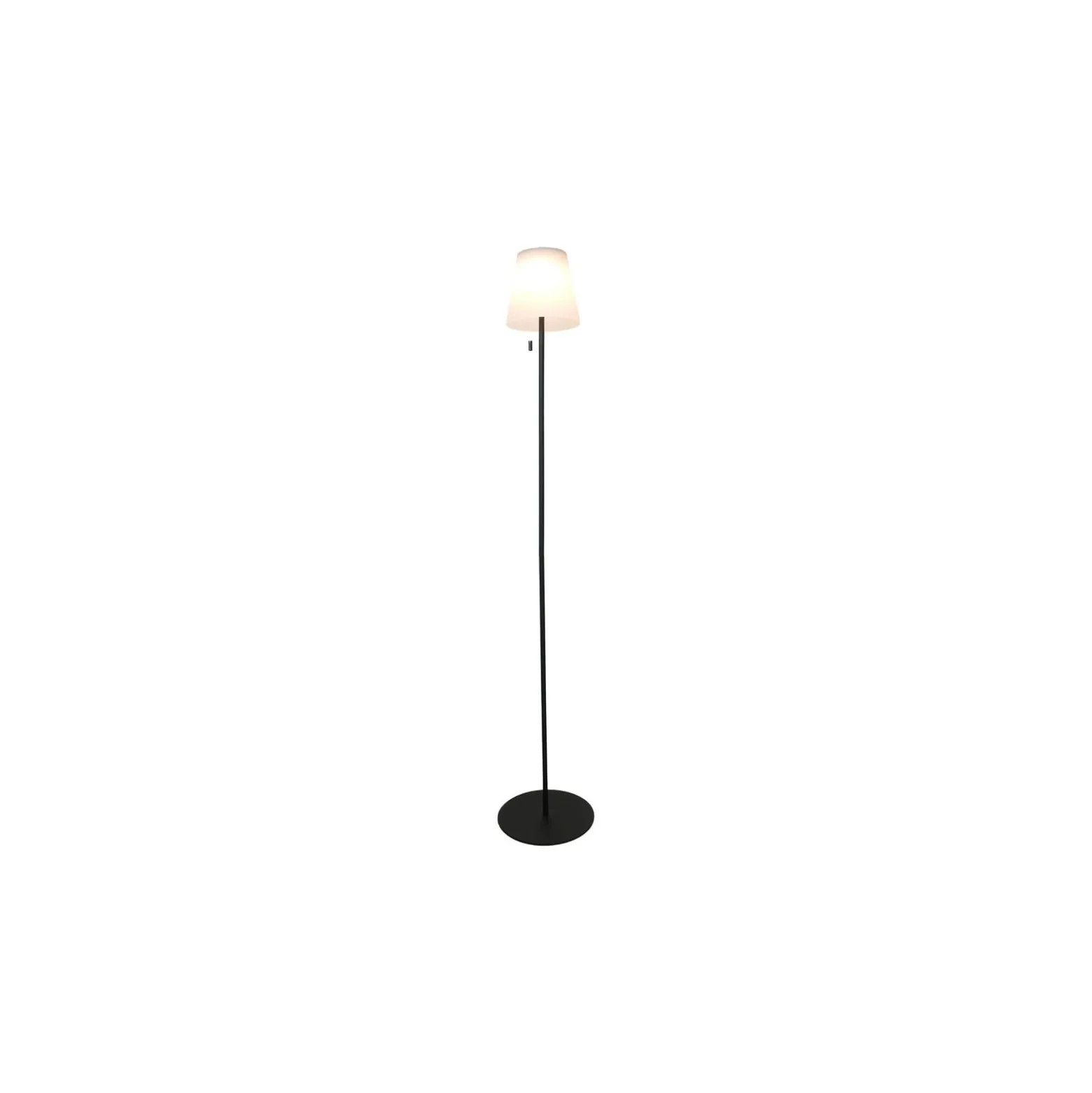 Eglo Golvlampa Scordiano-L Solar Stål Svart 2W 220lm - 830-840-865 CCT | IP44 - USB-C