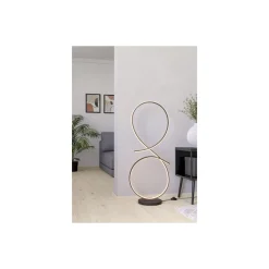 Eglo Golvlampa Serpins Aluminium Stål Svart 20W 2500lm - 830 Varm Vit | IP20