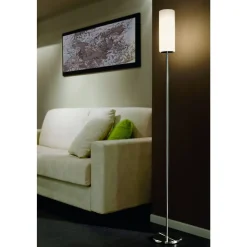 Eglo Golvlampa Troy 3 Stål | Passande För 1x E27