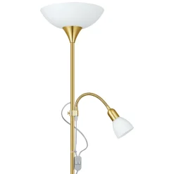 Eglo Golvlampa Up 2 Stål Guld | Passande För 1x E27