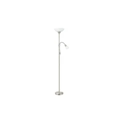Eglo Golvlampa Up 2 Stål Satin Nickel | IP20 - Passande för 1x E27
