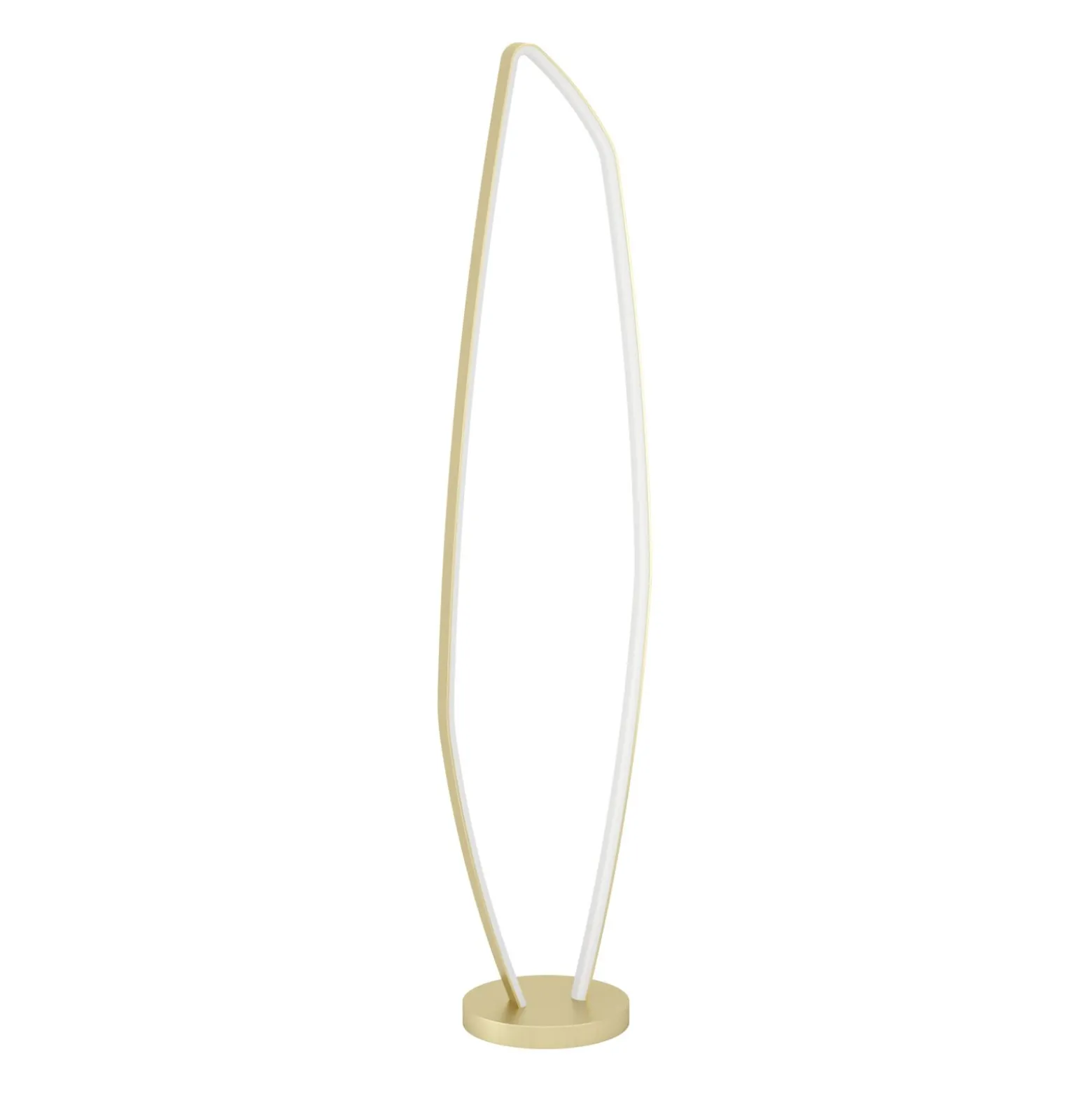 Eglo Golvlampa Vallerosa Aluminium Stål Guld 252W 3400lm - 830 Varm Vit