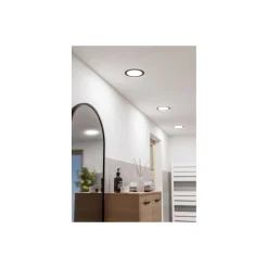 Eglo Infälld Spot Badrumsbelysning Fueva 6 Plast Svart 10.5W 1200lm - 827-840-865 CCT