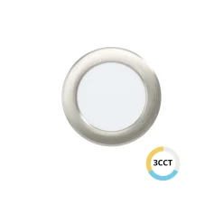 Eglo Infälld Spot Fueva 6 Plast Satin Nickel 6.3W 720lm - 827-840-865 CCT