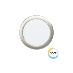 Eglo Infälld Spot Fueva 6 Plast Satin Nickel 10.5W 1200lm - 827-840-865 CCT