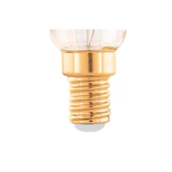 Eglo LED Boll E14 Filament Ambar 4W 145lm - 820 Extra Varm Vit | Dimbar - Ersättare 15W