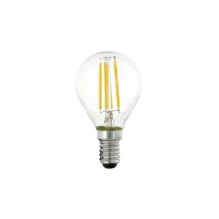 Eglo LED Boll E14 Filament Klar 4.5W 470lm - 827 Extra Varm Vit | Dimbar - Ersättare 40W