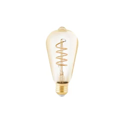 Eglo LED Edison E27 Filament Ambar 4W 245lm - 820 Extra Varm Vit | Dimbar - Ersättare 25W