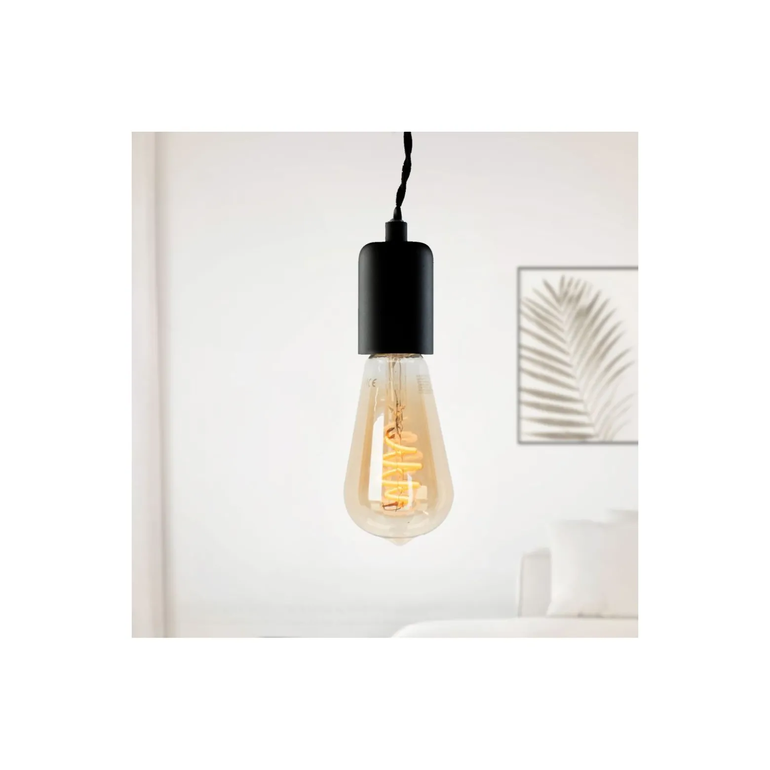 Eglo LED Edison E27 Filament Ambar 4W 245lm - 820 Extra Varm Vit | Dimbar - Ersättare 25W