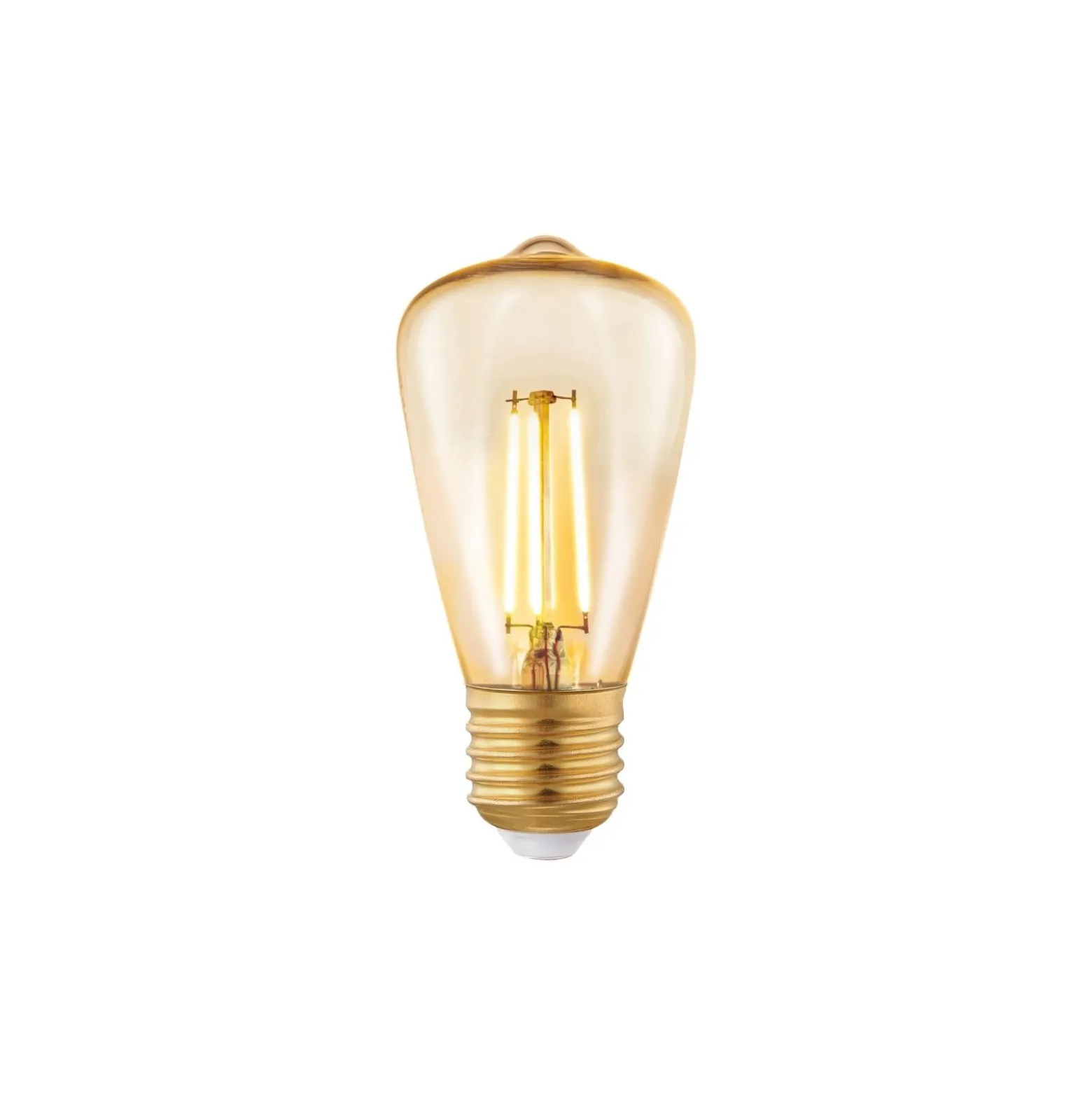 Eglo LED Edison E27 Filament Ambar 3.5W 270lm - 822 Extra Varm Vit | 3-Stegs Dimbar - Ersättare 25W